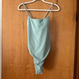 Victoria Secret Sage Green One Piece Bodysuit